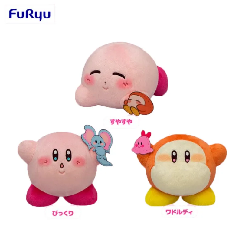 Goods in Stock Genuine FuRyu Kirby Waddle Dee 18CM Super Cute Cartoon Anime Figure Plush Toys Decoration Festival Gifts