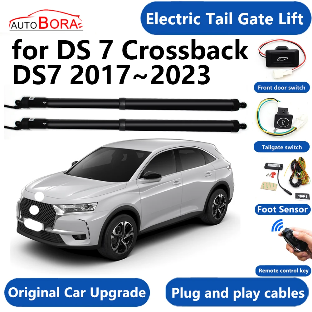 

AutoBora Car Electric Tail Gate Lift System Power Liftgate Kit Auto Automatic Tailgate Opener for DS 7 Crossback DS7 2017~2023