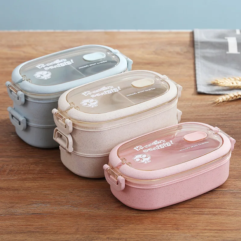 Portable Lunch Box Multifunction Set Leakproof Bento Box Travel Hiking Office School Keep Fresh Microwave Oven Food Container