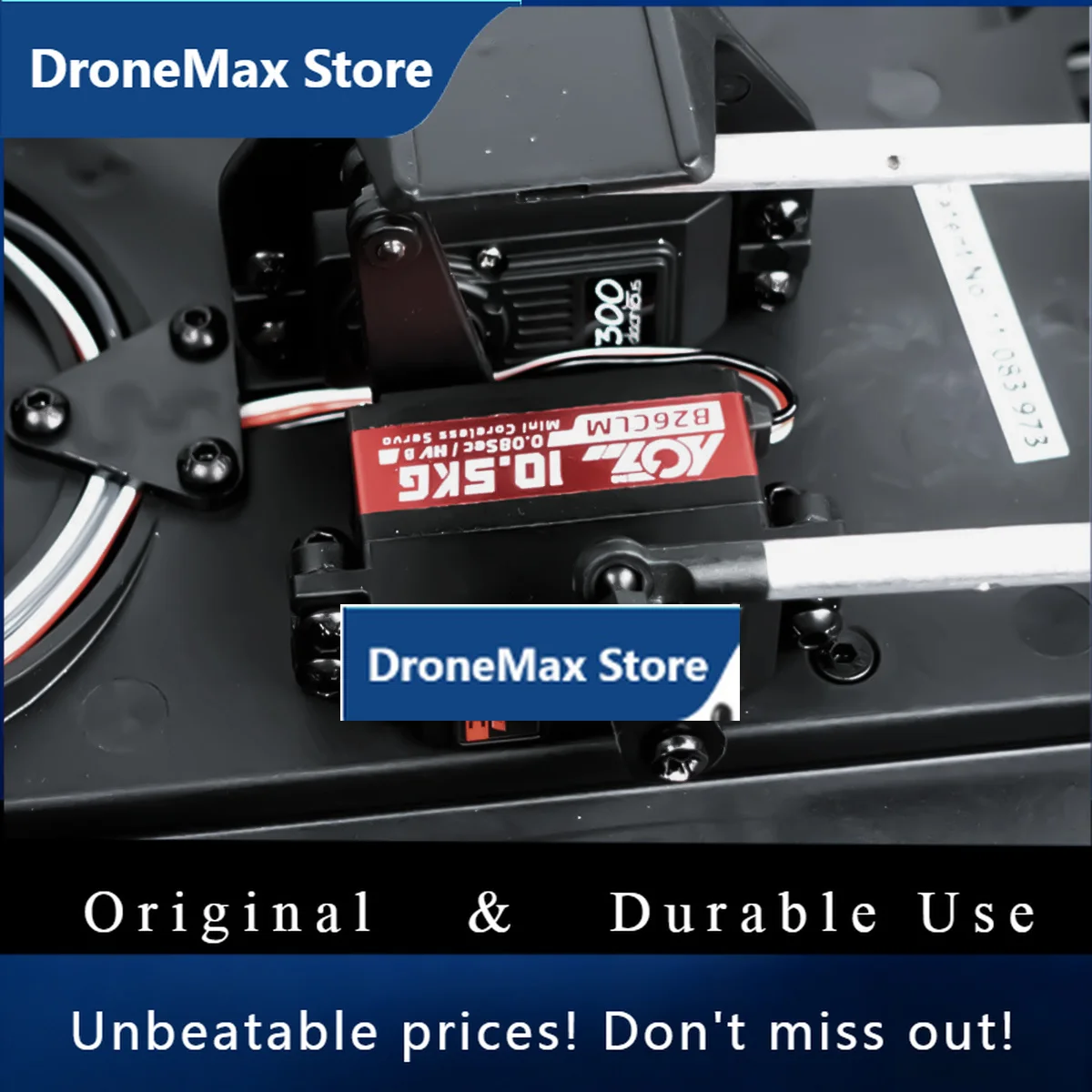 DroMaAGFRC B26CLM High Torque 10.5KG Fast Speed 0.080sec Titanium Gear Mini Size HV DC Coreless Servo For 1/12 RC Cars Helicopte