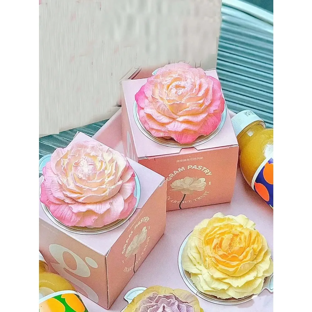 1PC 3D Peony Flower Candle Silicone Mold-Mother's Day Candle Soap Mold-Beeswax Candle Soap Mold image 2
