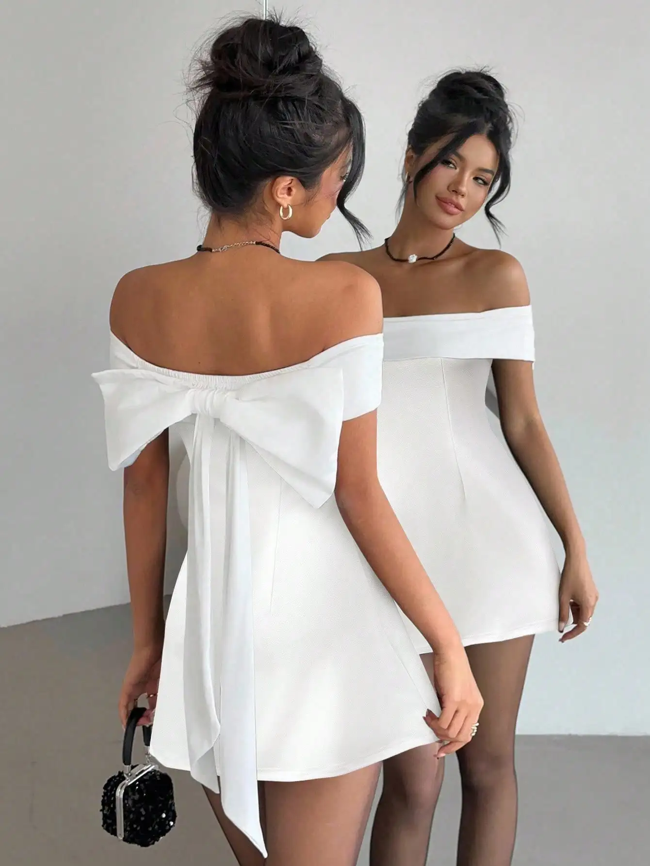 White Off Shoulder …