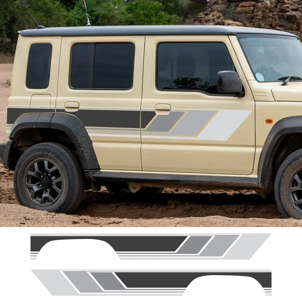 

Car Door Side Stickers Boby Stripe Decal Kit For SUZUKI JIMNY XL WAGON JC74 4Door 2023-24 Waterproof Vinyl Film Car Accessories