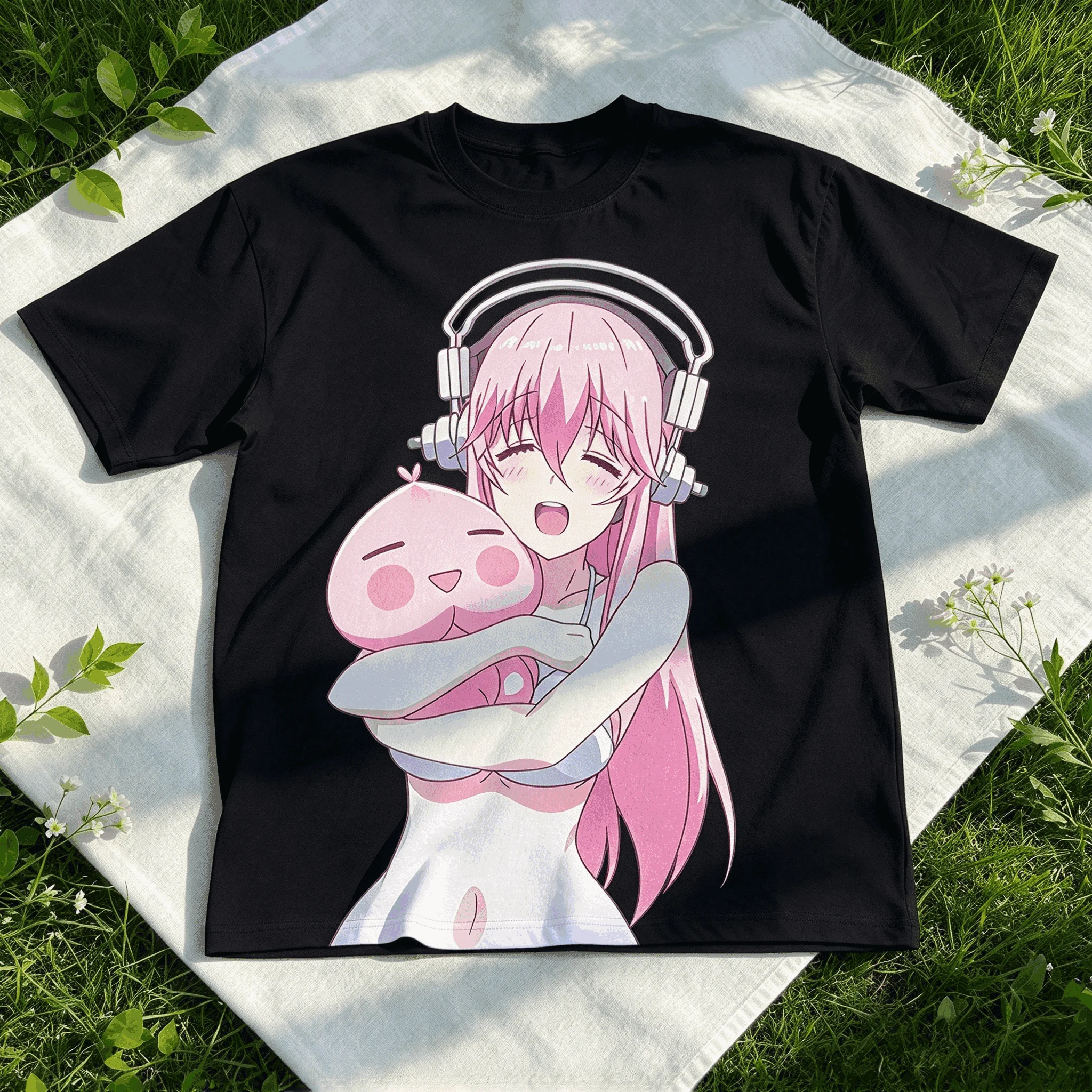 Super Sonico Vintage T-shirt Unisex Singer Cotton Men T Shirt New Tee Oversized Unisex Streetwear Trendy Cotton for Men Women