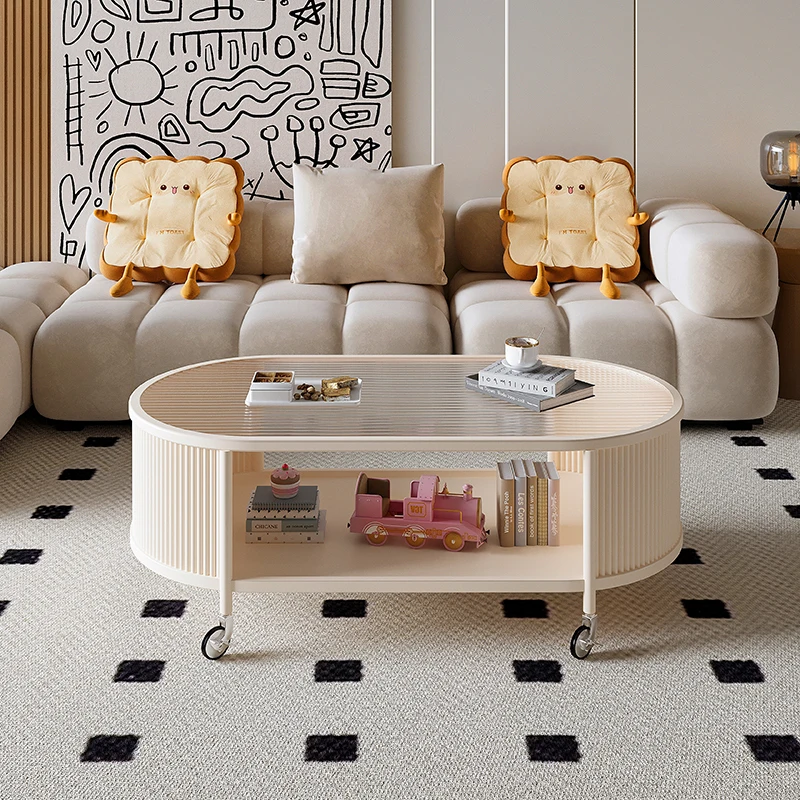

Storage Luxury Coffee Tables With Roller Modern Unique Simple Cut Coffee Tables Primitive Glamour Table Basse Home Furnitur