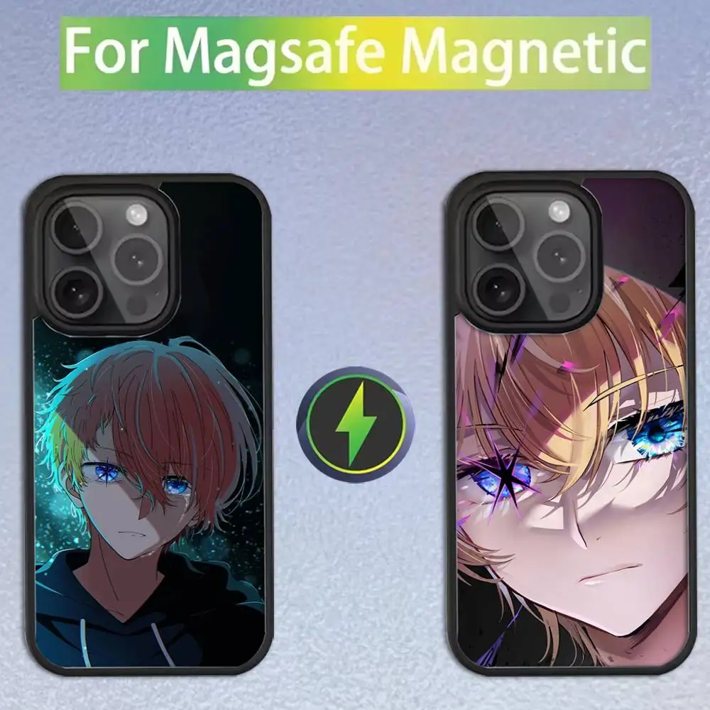 

Oshi No Ko Aqua Anime Phone Case For iPhone 16,15,14,13,12,11,Pro,Max,Plus,Mini,SE Magsafe Magnetic Wireless Charging