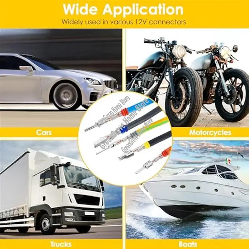 Automotive Electrical Connectors Car Terminal Pin Set 984PCS Connector Crimp Kit Wire Terminal Connections-A57M