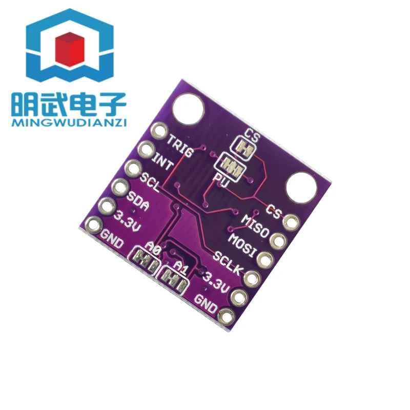 90393 MLX90393 Rotation d'angle de déplacement de la localisation du capteur Hall tridimensionnel numérique 3 D