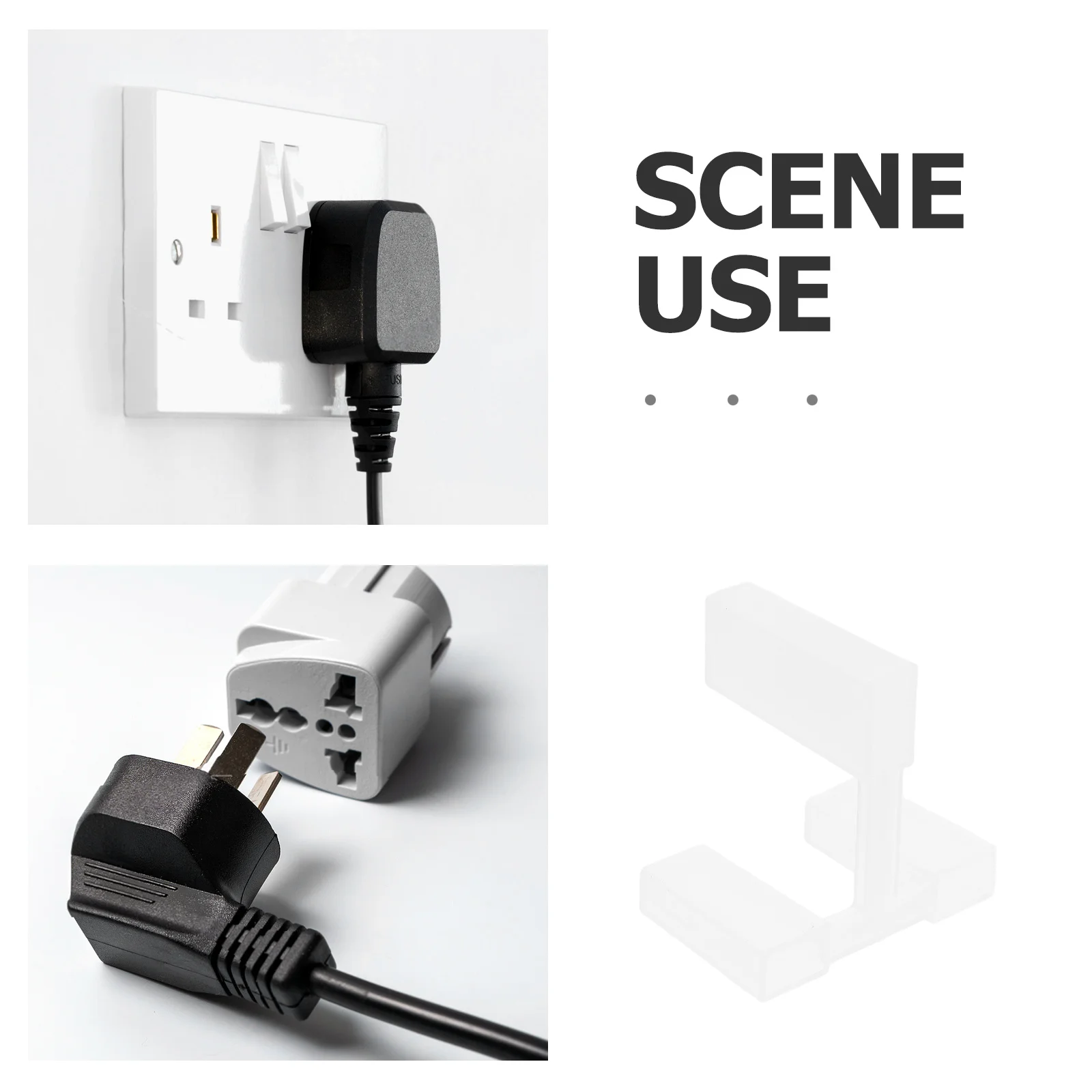 100 قطعة يغطي المقبس البلاستيك الكهربائية حامي 3 الشق المخرج يغطي ل الاسترالية القياسية ثلاثة دبوس التوصيل قبعات السلامة #3