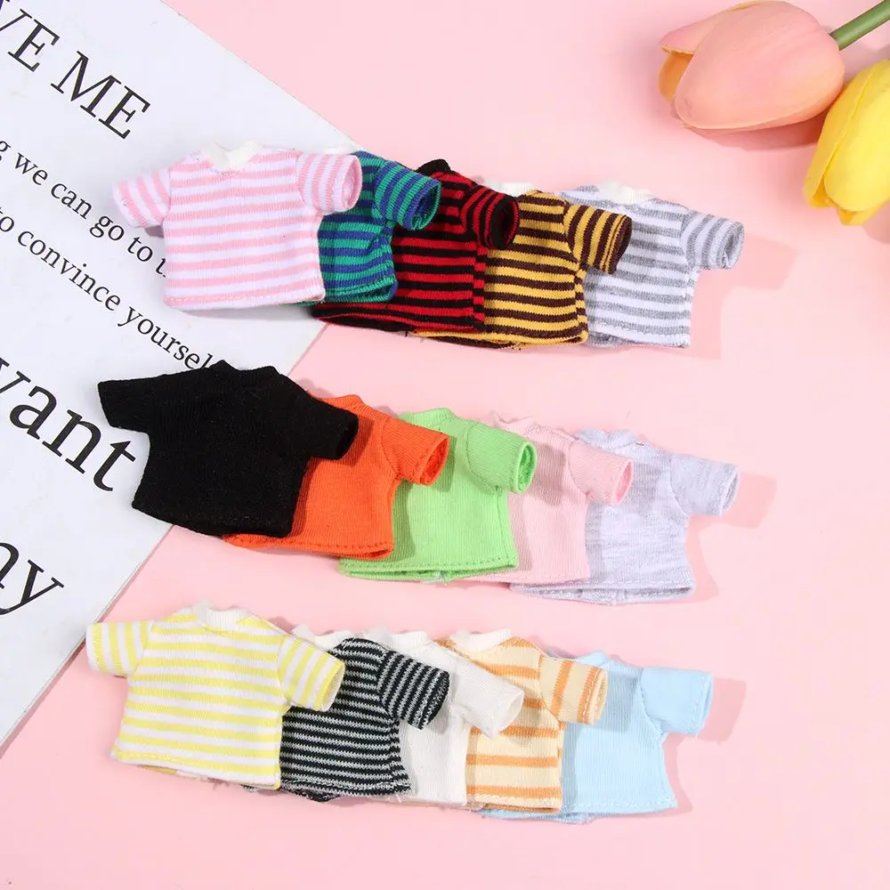 1pc/1set Neue 1/12 BJD Puppe Kleidung Anzüge OB11 Puppe T-shirt 1/11 Puppe Höschen Puppe Baumwolle Socken DIY Puppe Kleidung Zubehör