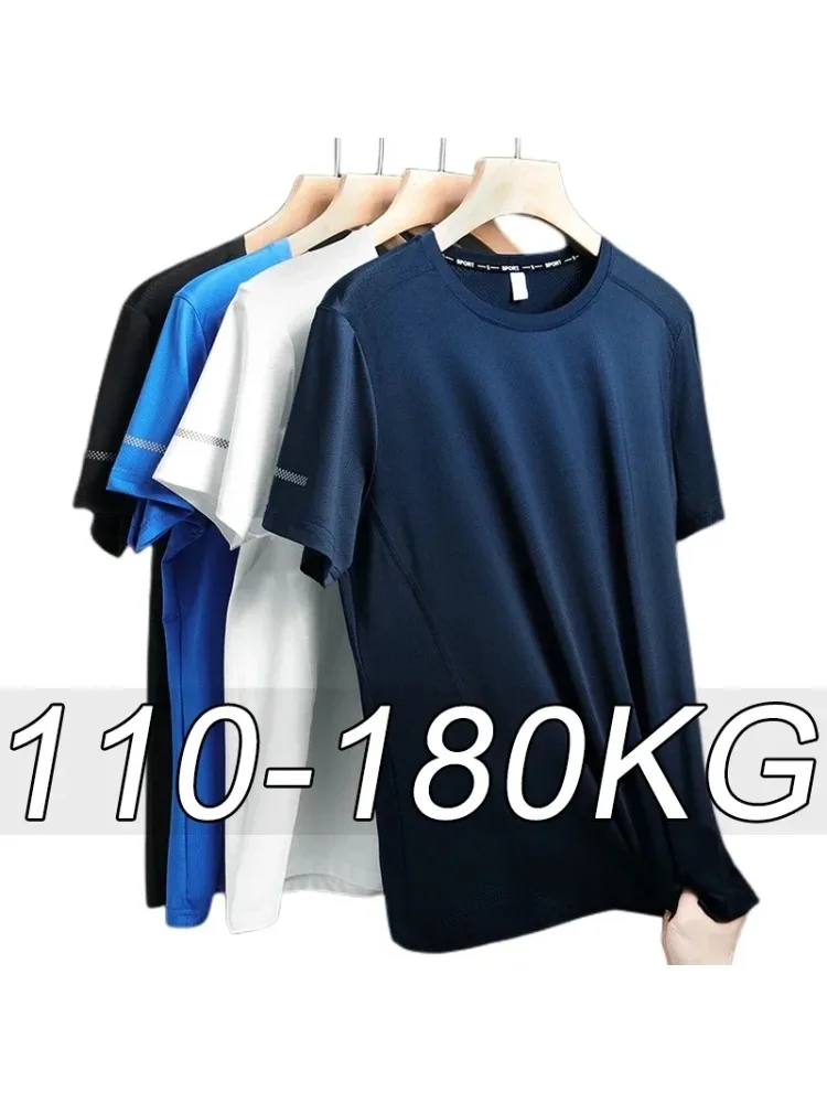 1/2 pièces grande taille hommes T-Shirts séchage rapide manches courtes T-Shirts maillots de gymnastique Fitness formateur course hauts vêtements de sport vêtements masculins