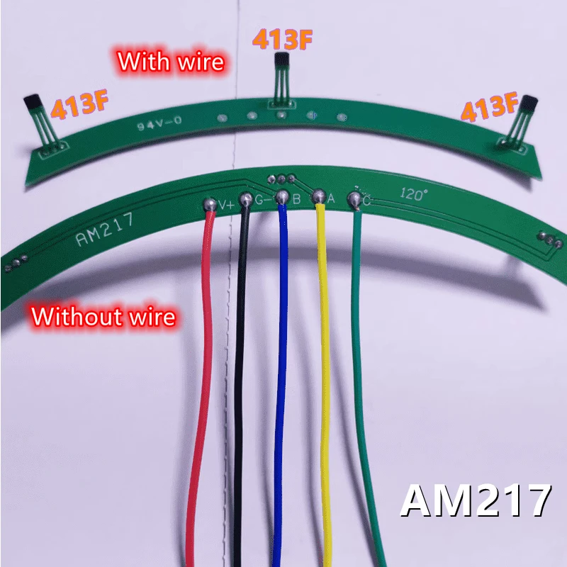 AM217 413F Hall sensor Electric mohall protection board electric vehicle liquid cooling fifth wires