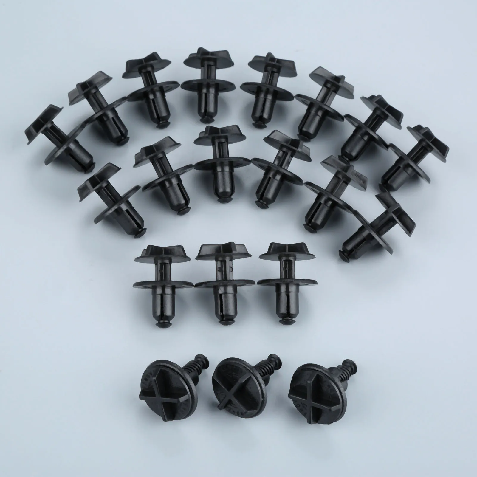20pcs Battery Cover Cowl Panel Clip Fits for Land Rove Range Rover HSE 6 Cyl 8 Cyl Discovery Sport SE/HSE 4 Cyl Auto Kits