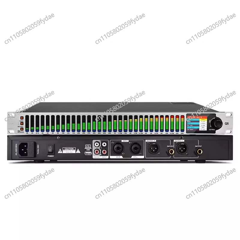 LED Graphic Equalizer 31-band with PC Software Professional Audio Equalizer