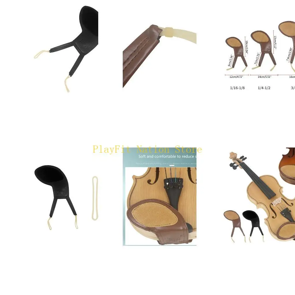 

242F Подставка для подбородка для скрипки, мягкие музыкальные инструменты, защитная крышка для подбородка для скрипки