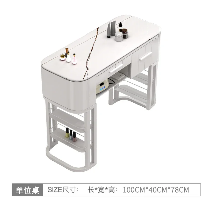 Professionals Modern Nail Table Exquisite Receptionist Salon Japanese Manicure Table Golden Mesa De Manicure Furniture