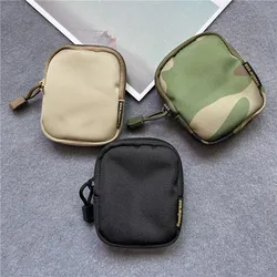 Belt Key Wallet Men's Fashion Personalized Earphone Small Square Bag U-turn Card Bag Hanging Bag Oxford Cloth Student