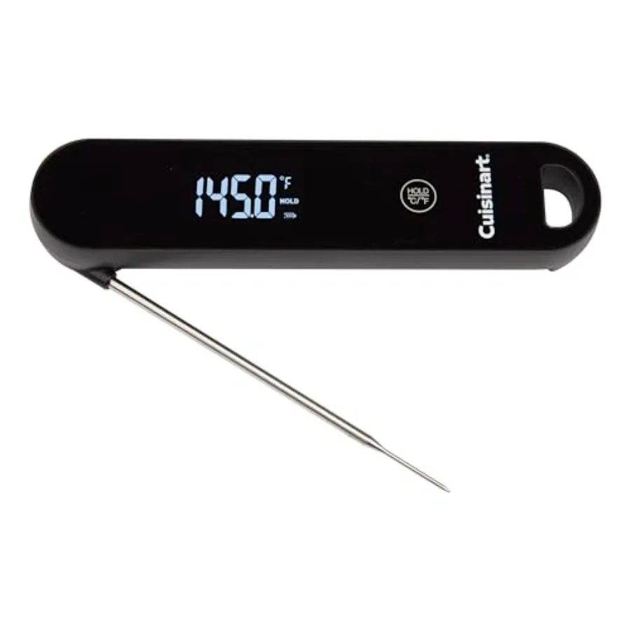 

LED Digital Pro Instant Read Thermometer Calibrated Ambidextrous Waterproof Meat Thermometer for Home Grill Lift to Wake Ultra