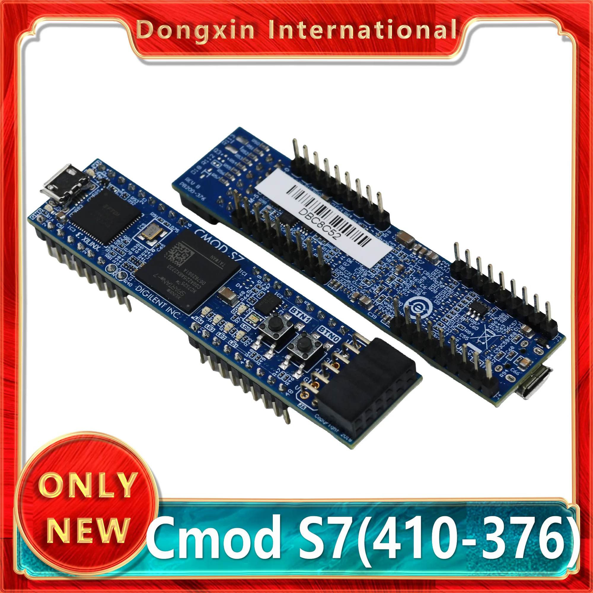 

410-376 Модуль FPGA Cmod S7 с макетной платой Spartan-7 XC7S25