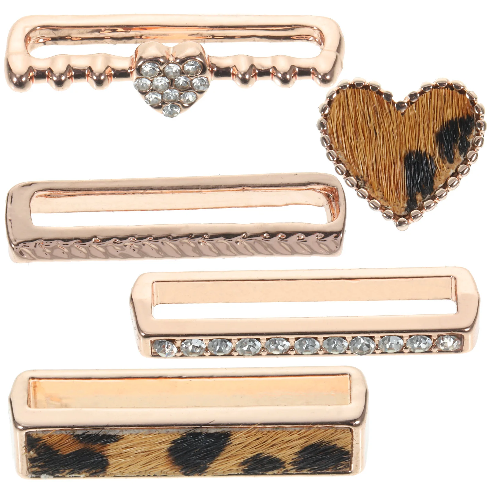 1 Set Watch Band Decorative Rings Bling Charms For Women Metal Craftsmanship Long Lasting Jewelry Accessories Strap Ornament