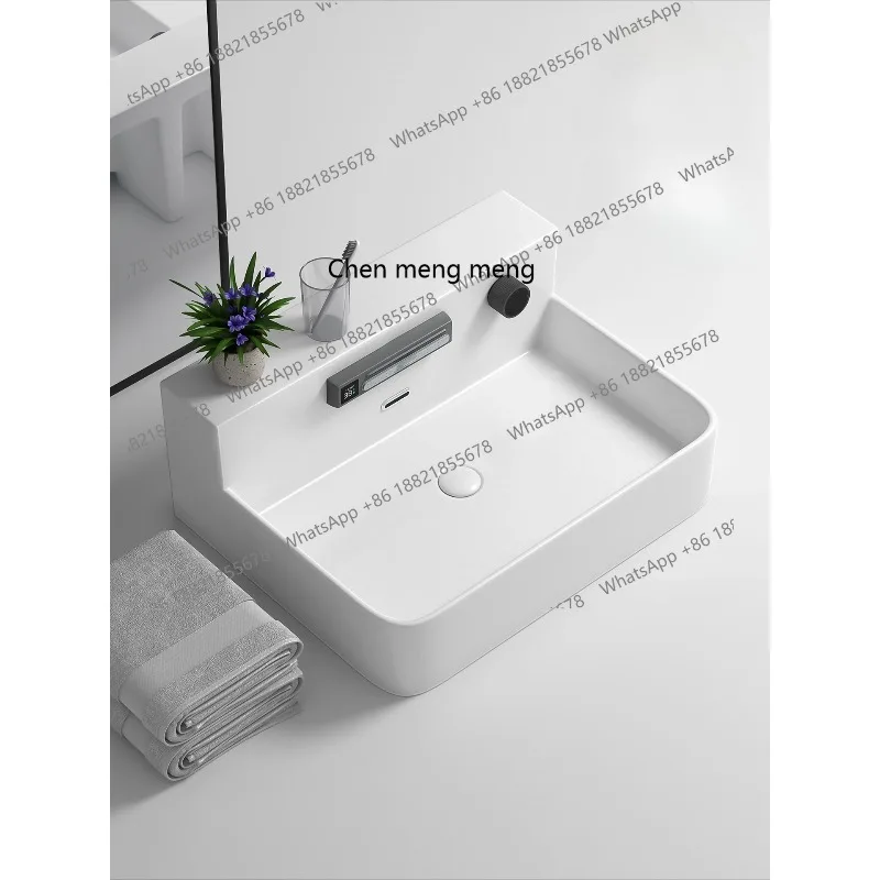 

Table, wash basin ceramic can be hung on the wall, bathroom household wash basin
