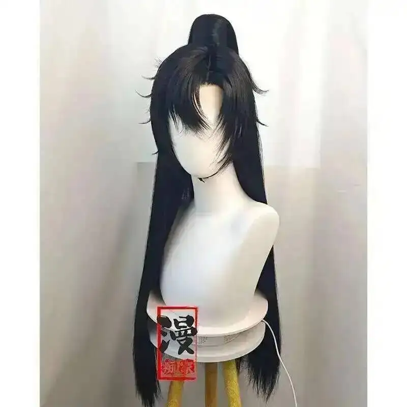 Mo Ran Styled Wig Erha And His White Cat Master Chu Wanning Customized Wig Anime Accessories Prop Ear Headwear Halloween Gifts