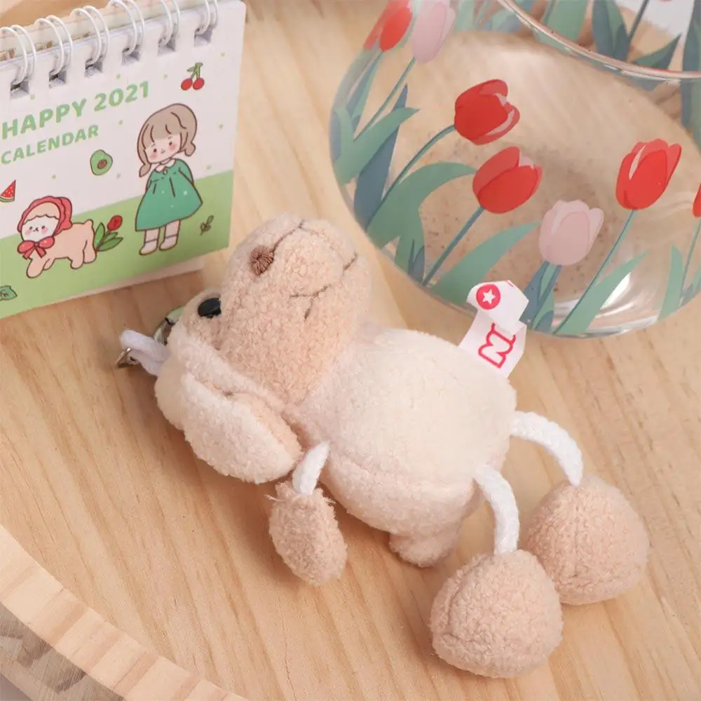 Cartoon Plush Lamb Keychains Pendant Car Keyring Backpack Bag Charm Jewelry