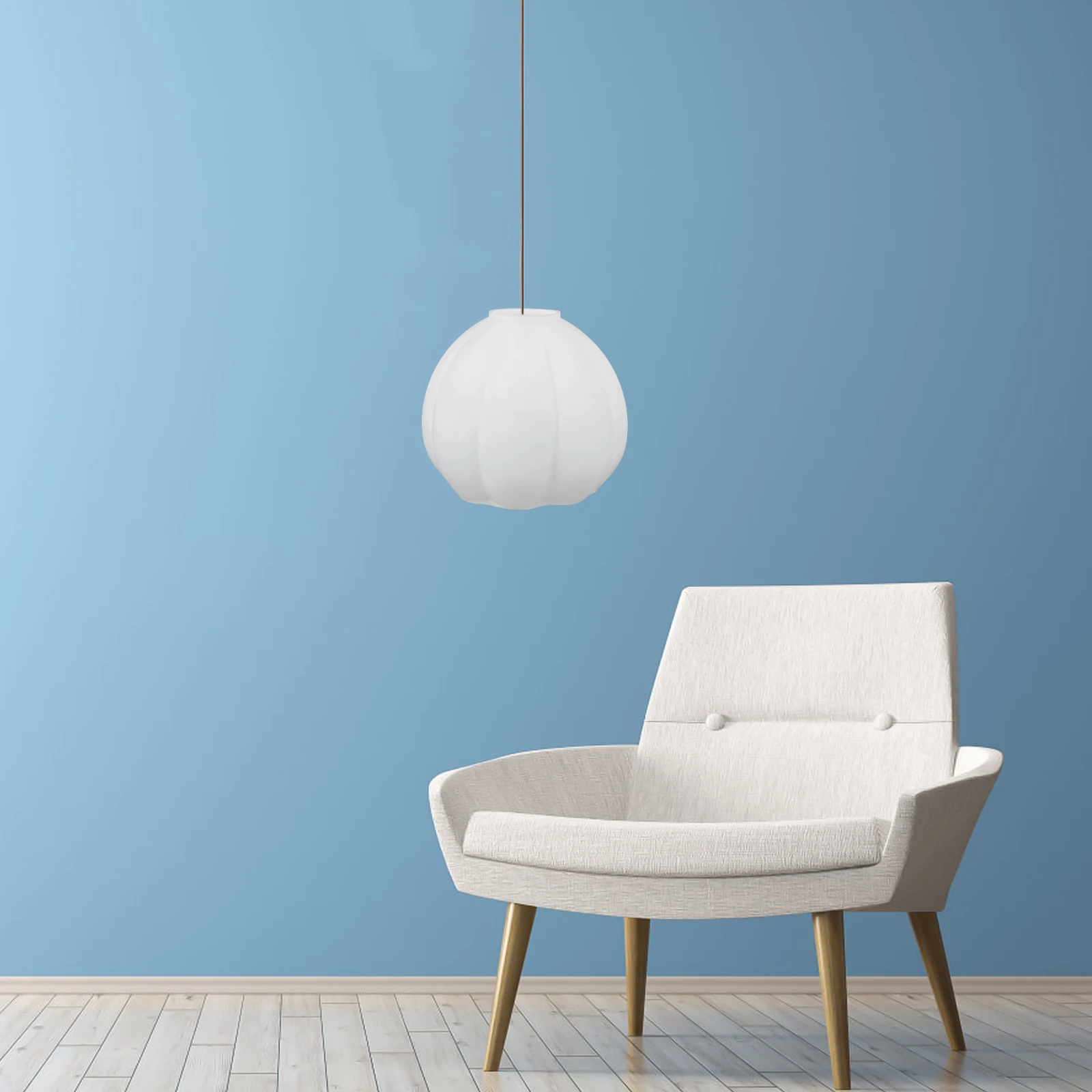 

Glass Shade Replacement White for Pendant Light Fixtures Decorative Lamp Shade Cover Hanging Light Fixtures Small Lamp Shades