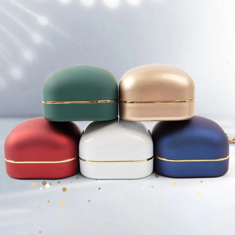 Матовая коробка для хранения ювелирных изделий со светодиодной подсветкой, серьги с круглым краем, витрина для колец, кулон, ожерелье, органайзер для предложения, сюрприз