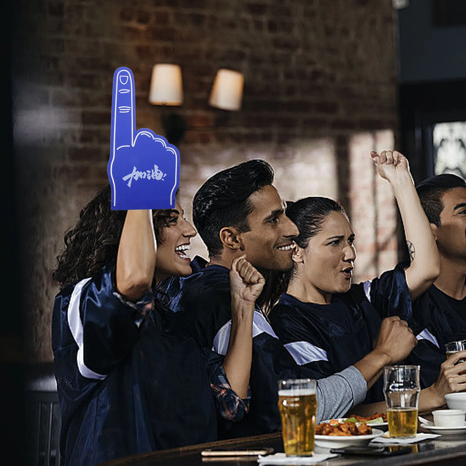 

6pcs Clapping Finger Cots Noise Maker Party Sports Event Cheerleading Props Foam Fingers Group Spirit Accessories