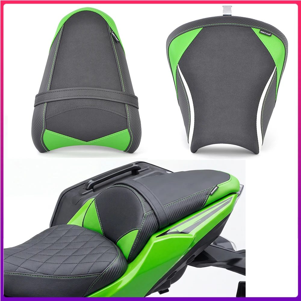 

Motorcycle Seat Pillion For Kawasaki Ninja 650 Z650 2017-2025 Ninja650 Z 650 2024 2023 2022 21 Front Driver Rider Rear Passenger