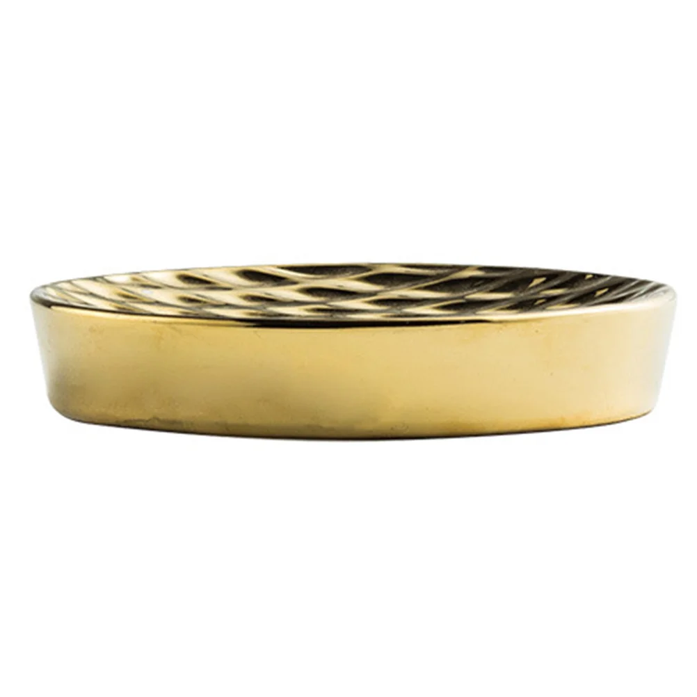 

1Pcs Premium Ceramic Soap Dish for Bathroom Kitchen Decorative Drainage Design Soap Holder Storage Tray with Holes for Easy