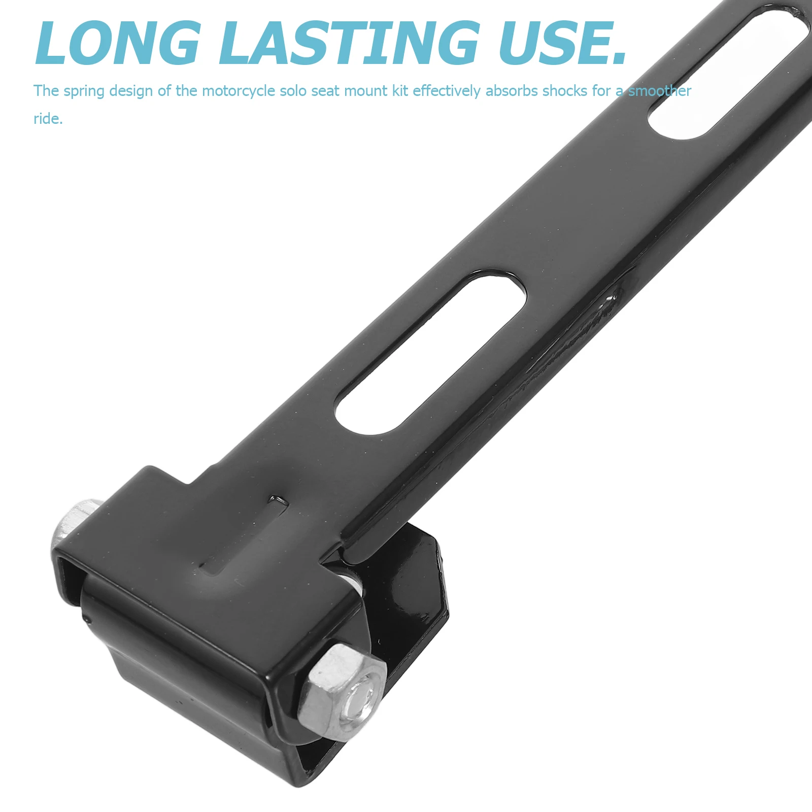 

1 Set Motorcycle Solo Seat Mount Bracket Retro Spring Design Durable Iron Sturdy Saddle Seat Mounting Kit Multiple Colors Easy