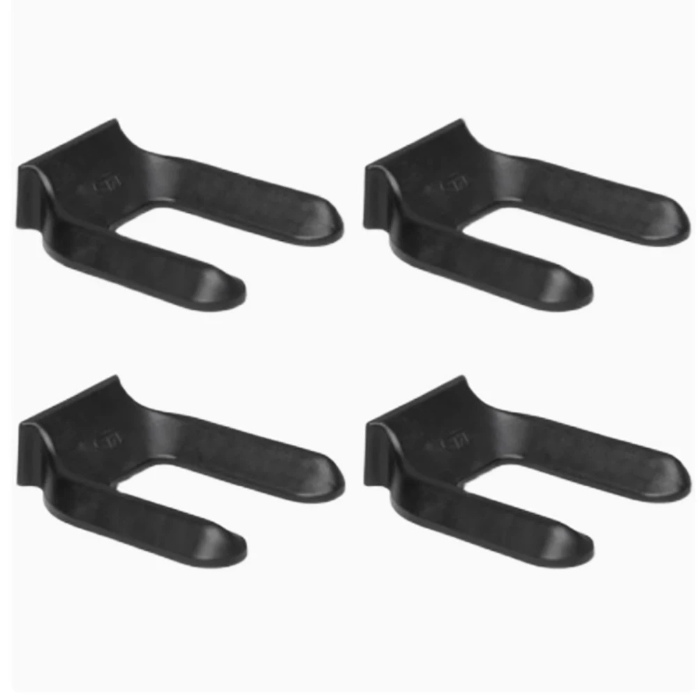 Black Rubber Caster Fixator Universal Wheel Clamp Chair&Table Anti Slip U-Shaped Card Pad Furniture Floor Protection Foot Pad
