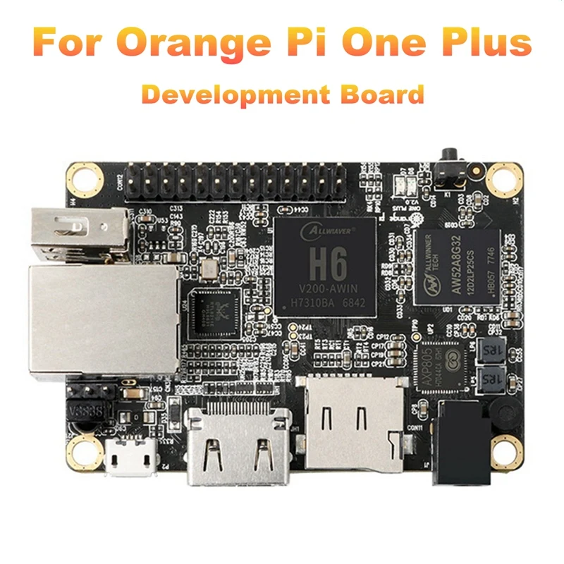 

For Orange Pi One Plus Development Board 1GB DDR3 H6 Quad-Core 64Bit Mini PC Support Android7.0 Ubuntu Debian