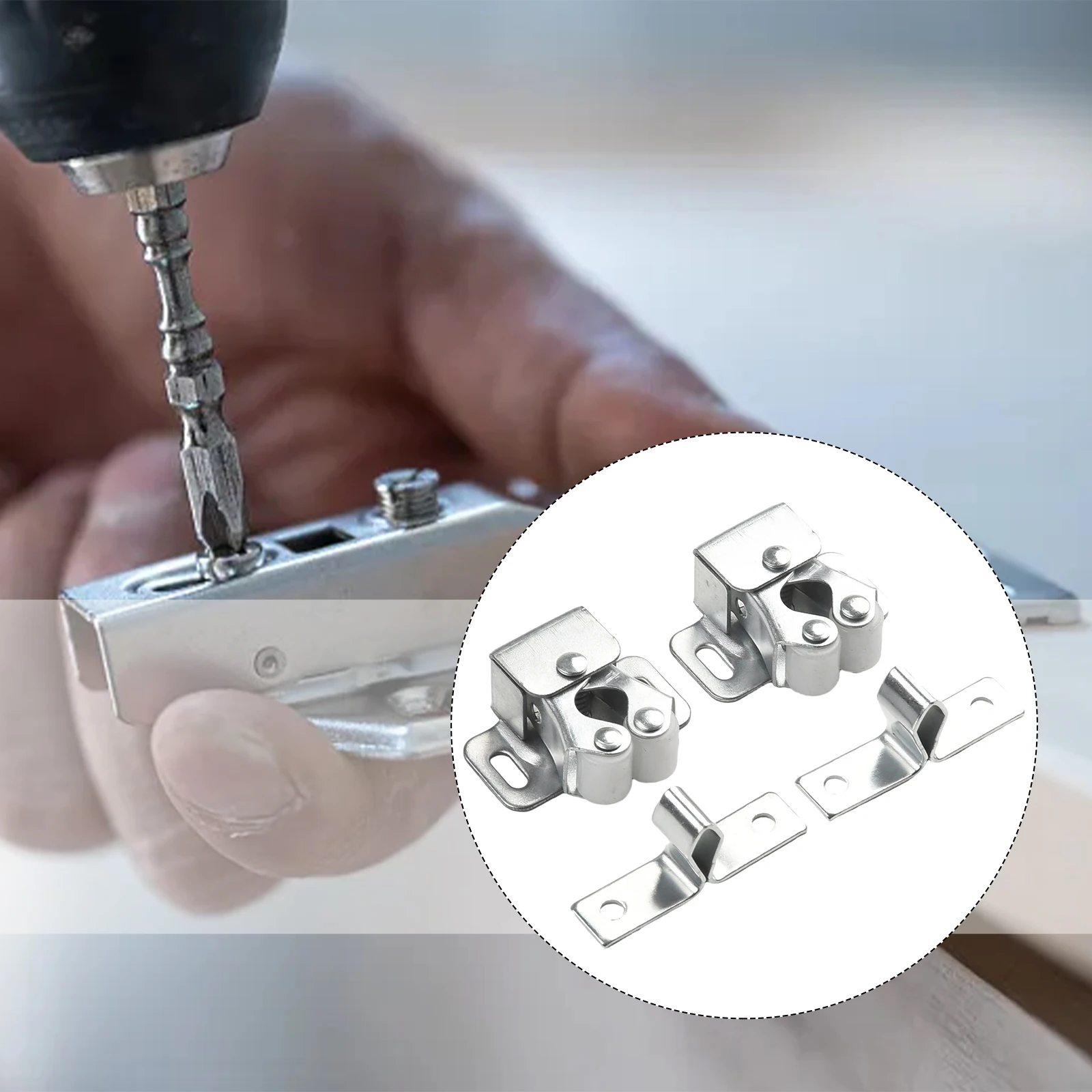 High Quality Brand New Close Latch Door Cabinet Catch Boat Caravan Cupboard Hardware Lock Replacement Roller Stainless Steel