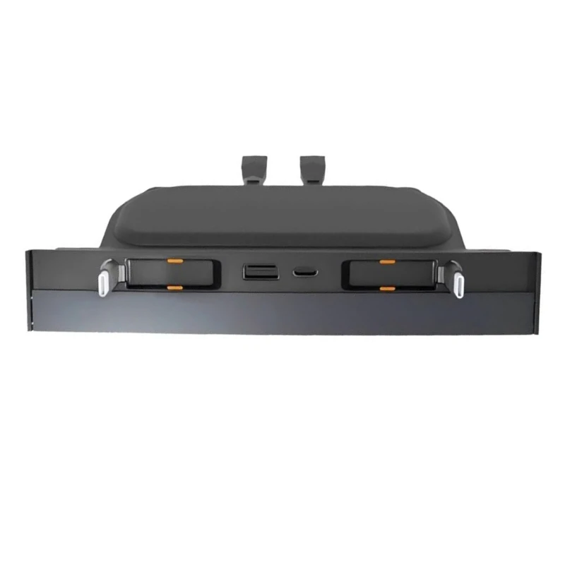 USB Docking Station for Car Data Transfer Capabilities, Center Console Integrated USB Charging with Sliding Lid Designs