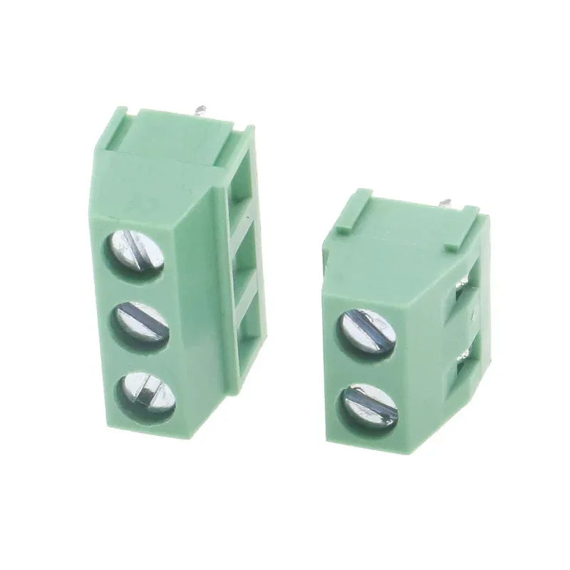 35pcs 300V10A Pitch 5.08mm KF127-2P 3Pin PCB Mount Screw green Terminal Block Connector Assorted kit