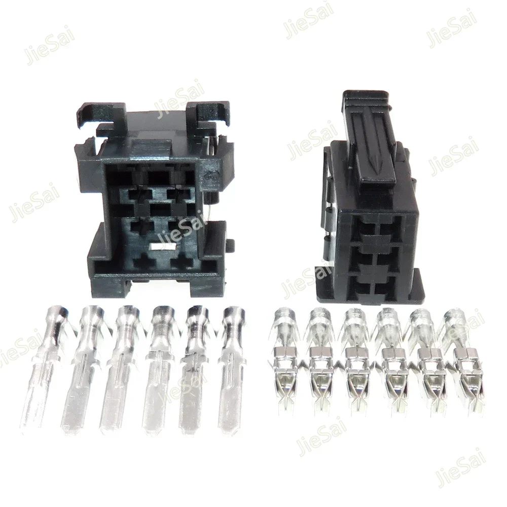 

6 Pin 2.8 Series Auto Electric Wire Cable Plug 929505-2 929504-2 Car Wiring Socket Plastic Housing Unsealed Connector