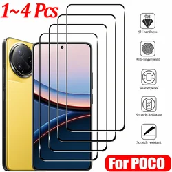Tempered Glass For Poco F8 F7 Ultra X7 X6 F6 Pro 5G Screen Protector PocoX6 Pro Front Glass Poco M6 Pro Cristal Templado Poco X6 Pro Protector Pantalla Poko X5 F5 Pro Phone Protective Film