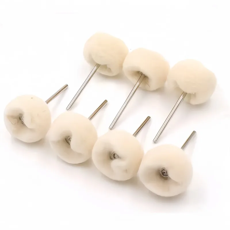 

5Pcs Shank Polishing Wheels, High-grade Abrasive for Bench Grinder, Grind Porcelain, Gold, Silver, Diamond