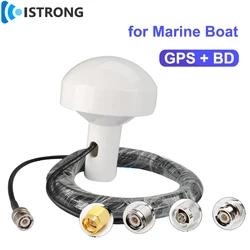 Antena tipo seta GPS + BD para exteriores, antena de sincronización de navegación por satélite AIS, amplificador de señal de posicionamiento náutico para barco marino, 5m