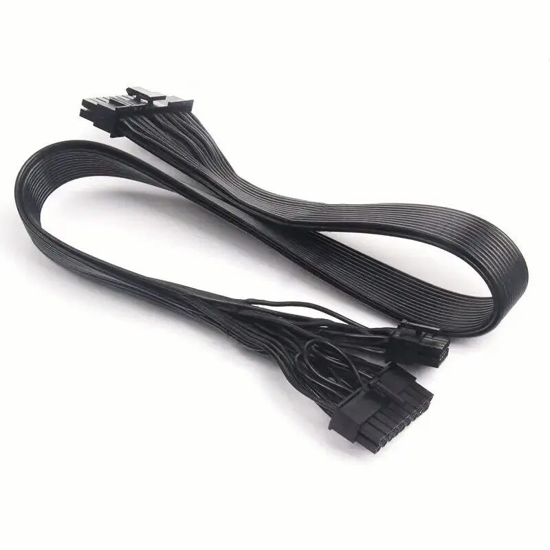 

Original Cooler Master 10+18Pin to 24Pin ATX Main Power Cable Flat for Cooler Master V550 V650 V750 V850 V1000 GOLD Modular PSU