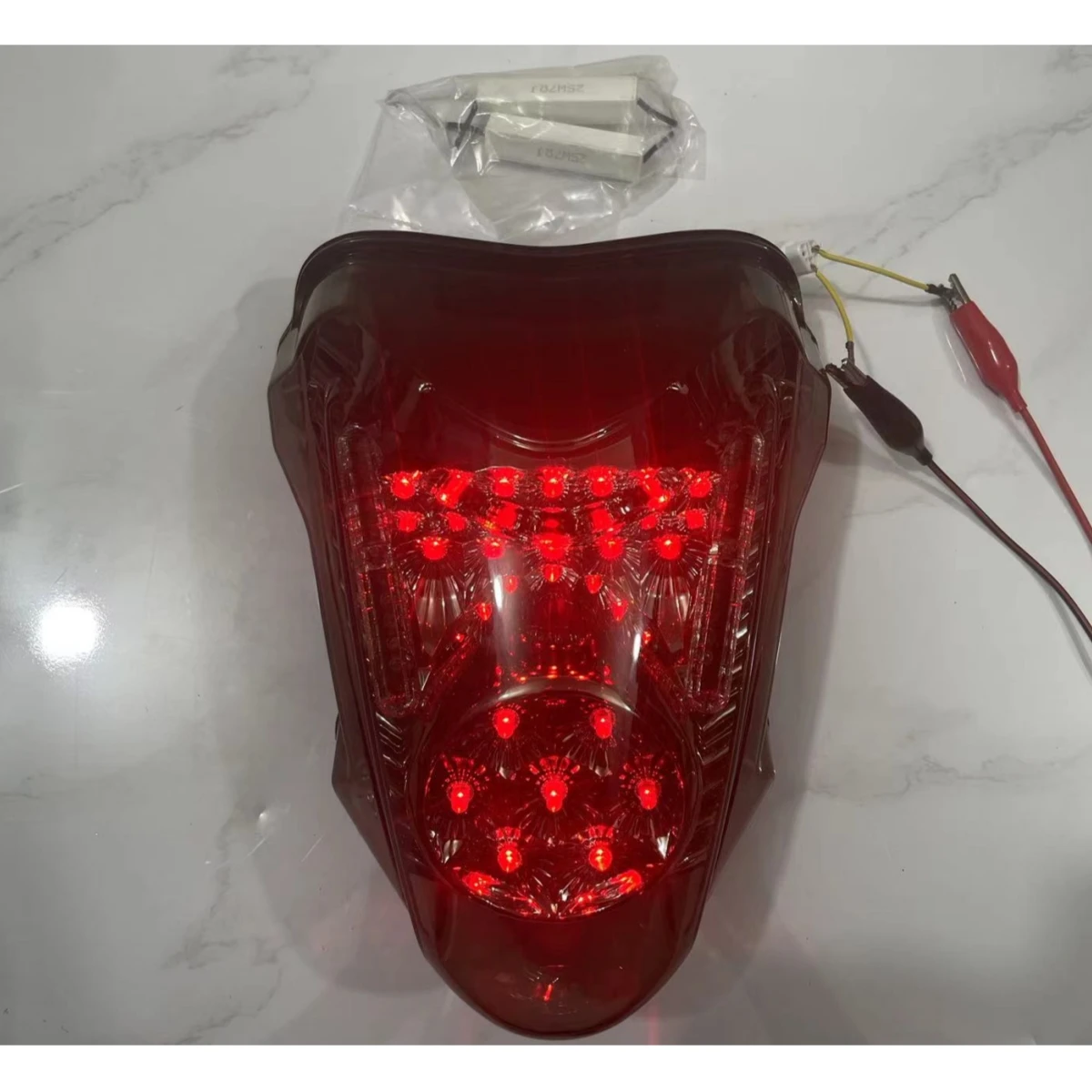 For Suzuki GSXR1300 GSX-R1300 Hayabusa 2008-2013 2009-2010 2011 2012 Rear Tail Light Brake Turn Signals Integrated LED Light