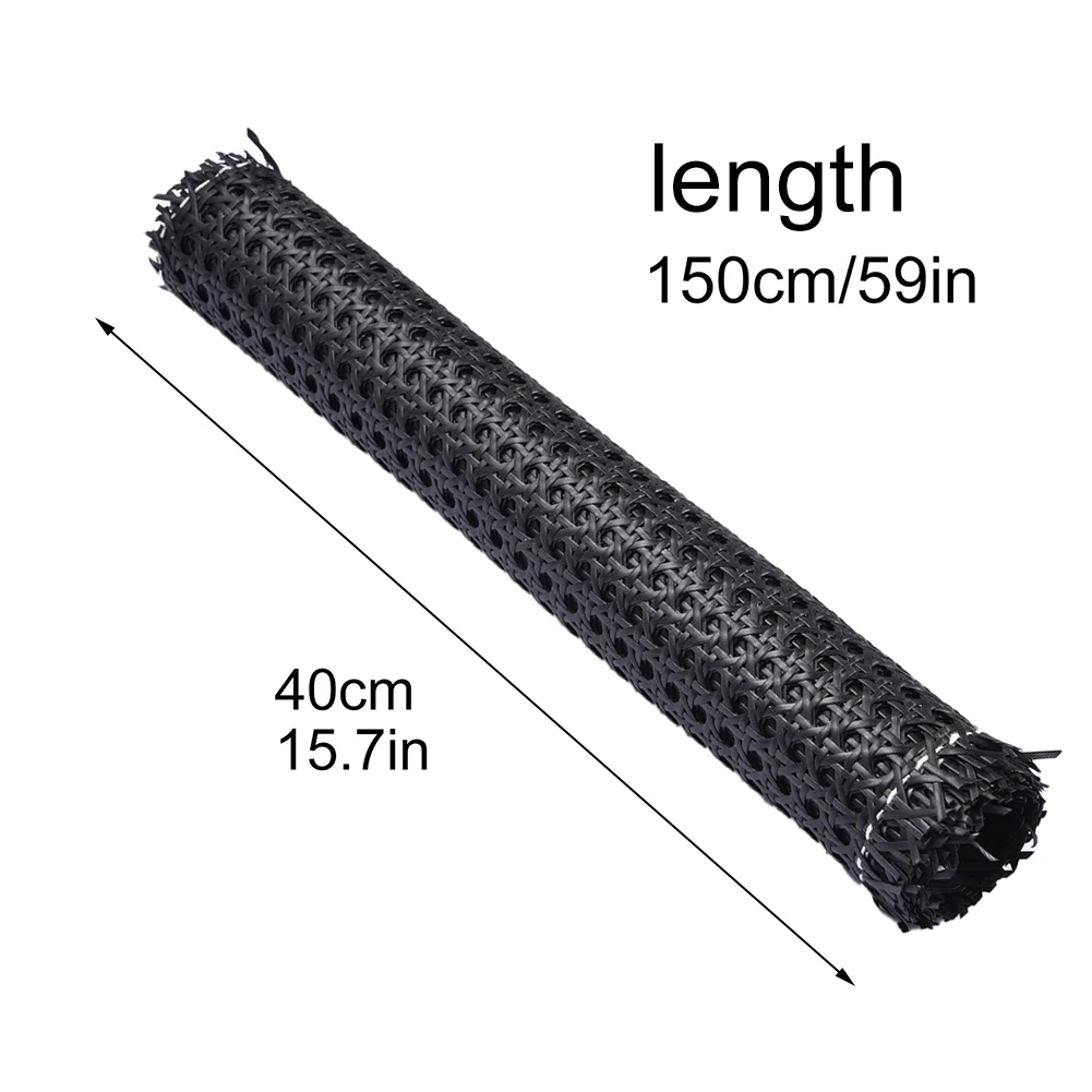 Rattan Webbing Roll Sheet for Chair Caning Repair and Decorative Applications with Multiple Size Options and Elastic Mesh