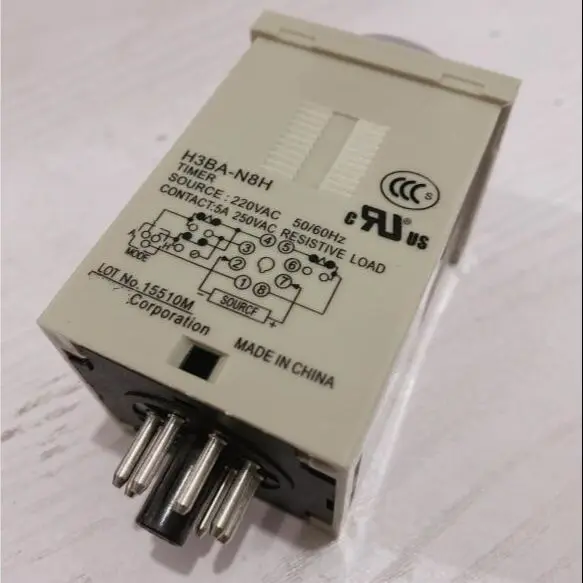 H3BA-N8H time relay 1.2s to 300h 50/60Hz 8PIN 2NO 2NC