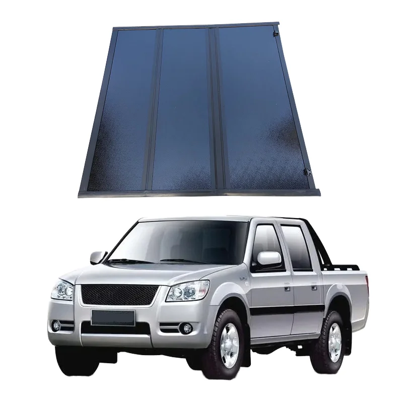 Aluminum Pickup Truck Hard Tri-Fold Embedded Cover Car Accessories High Quality Tonneau Cover For Nissan Titan 6.5ft