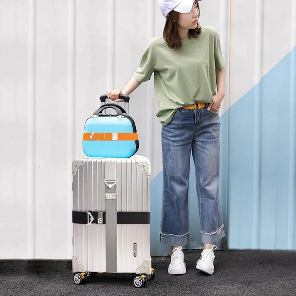 Verstelbare Kruis Riem Vaste Riem Bagage Gesp Riem Bundeling Riem Reiskoffer Accessoires Verpakking Riem