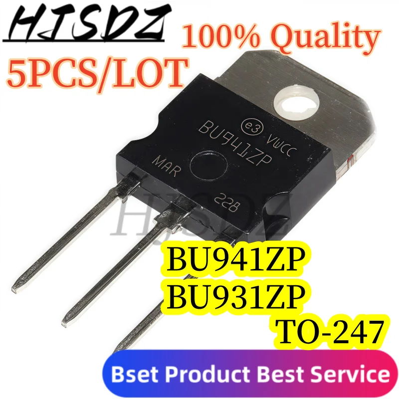 Spot shipment; prompt delivery【5PCS/LOT】BU941ZP TO247 BU941 TO-247 BU931P BU931Z 350 15A Darlington Transistor