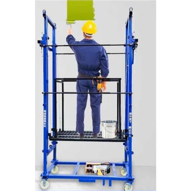 Electric scaffolding lifting mobile remote control folding multi function lifting platform decoration construction hoist